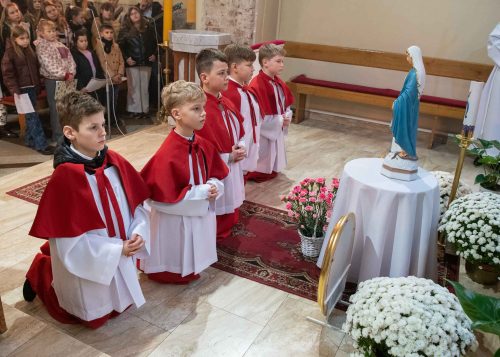 23.11.2025 Ślubowanie nowych ministrantów